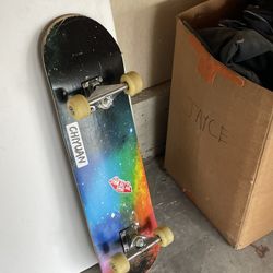Galaxy Print Deck- Wheels And Bearings Included