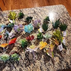 A group of artificial roses for decoration