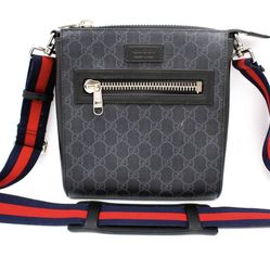 GUCCI GG Supreme Canvas Messenger Bag - Small - 523599 - Unisex