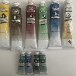 Great DEAL!! Winton Oil Colour  6 - 200 ml/6.75 fl.oz !!!4 - 37 ml/ 1.25 fl. oz