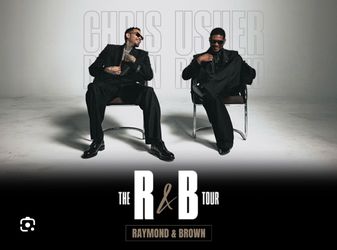 Chris brown & Usher concert tickets (2)