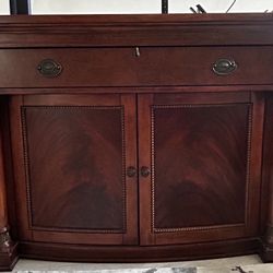 Wood Tv Stand-Credenza