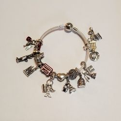 World Landmarks  Collection 925 Sterling Silver Charms               