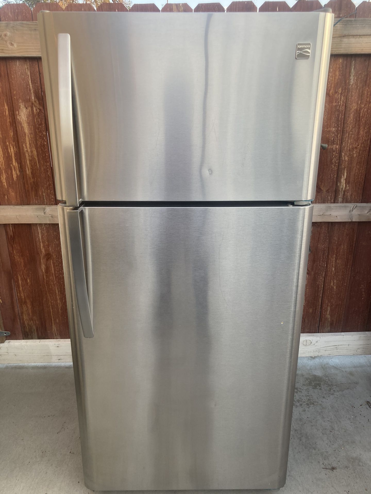 Kenmore Stainless Steel Refrigerator Freezer 