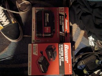Bauer 5ahbattery/charger starter kit and 12ah battery