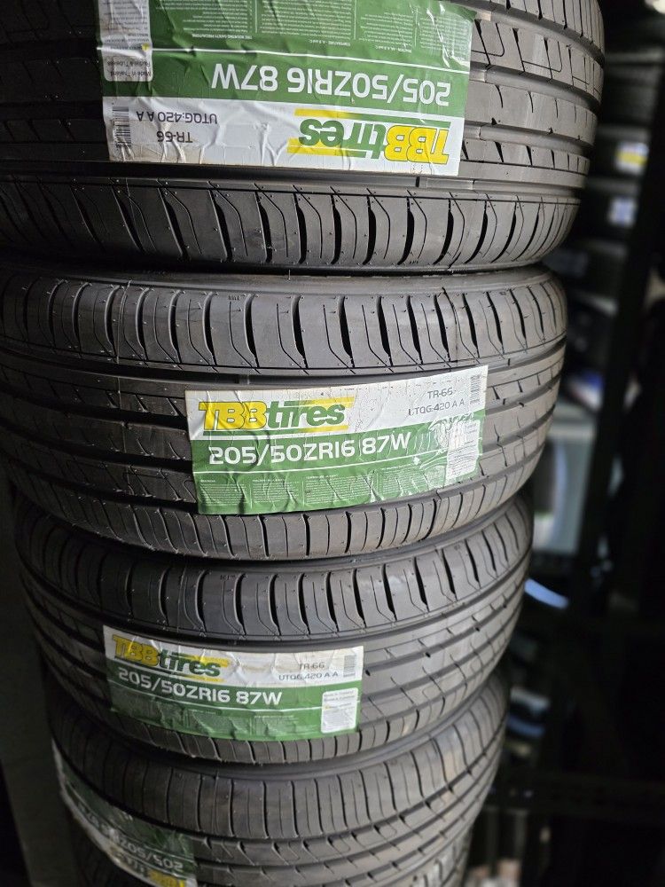 205/50R16 SET OF 4 NE WHITH INSTALLATION AND BALANCING