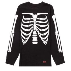 Supreme Hanes Thermo Black Crew XL