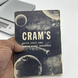 Vintage 1962 Cram's Outer Space and World Globe Handbook