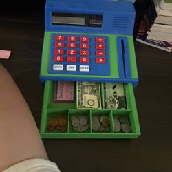 Playtime Cash Register With money 