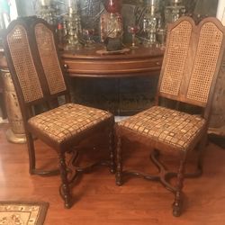Set Of Two Beautiful Antique Chairs