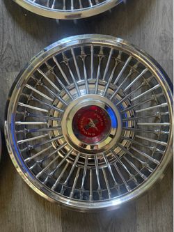 67 mustang hubcaps