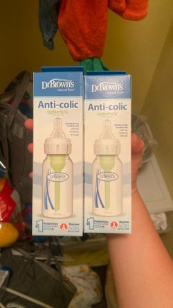 Dr. Brown's Anti-Colic Baby Bottles 4oz – 2 Pack