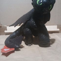 8in by 8in Toothless Plushie Good Condition