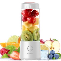 Portable Blender,USB Rechargeable Personal Mixer for Smoothie and Shakes, Mini Blender with Six Blades for Baby Food,Travel,Gym