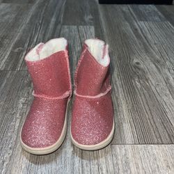Pink Fur Boots
