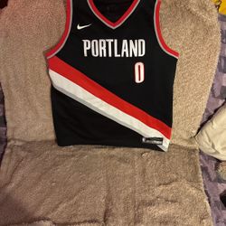 Portland TrailBlazers #0 Damien Lillard 