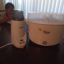 Dr Brown Bottle Warmer And Tommee Tippee Bottle Sterilizer