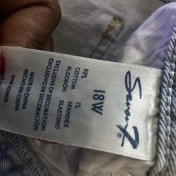Light blue size 18w jean