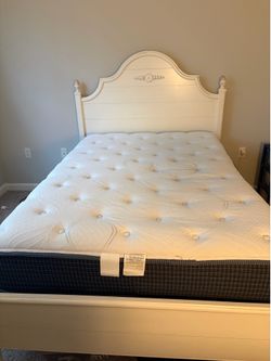 Bed frame, dresser and desk