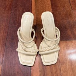 express yellow kitten heels