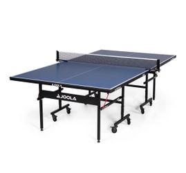 Includes cover, raquets, pin pon table - JOOLA Inside Professional MDF Indoor Ping Pong Table with Quick Clamp Table Tennis Net and Post Set - 10 Minu