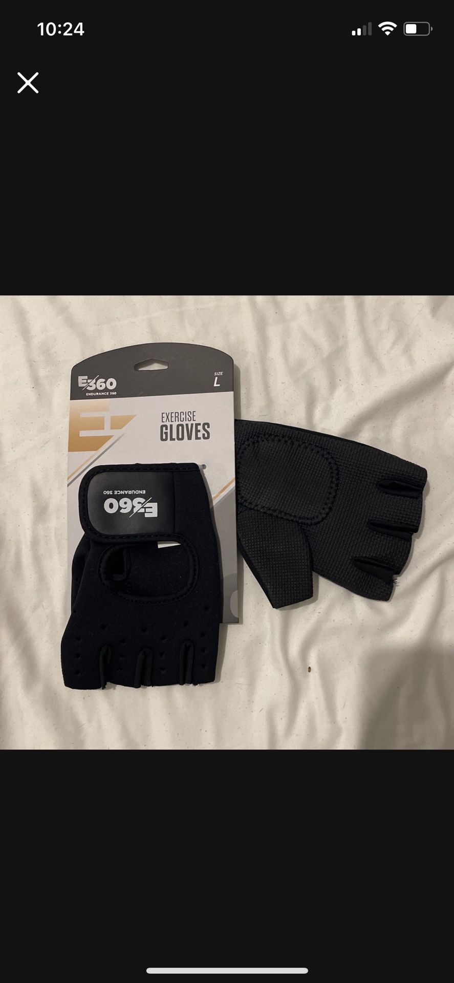 Workout Gloves Size L 1.00