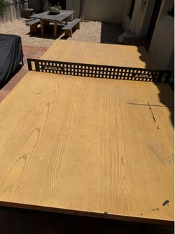 Wood Ping Pong table