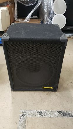 Community loudspeaker CSX25-S2 two way unpowered loud speaker works perfectly