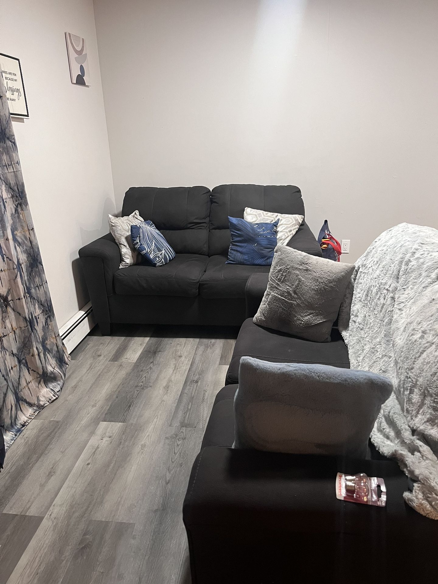 Black Couches