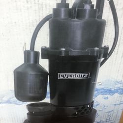New Everbilt 1/3 Horsepower Sump Pump