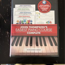 John Thompson’s Easiest Piano Course- Complete Set With 4 Books