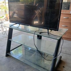  3 Glass Shelve Tv Stand
