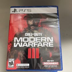 Call of Duty: Modern Warfare III Sony PlayStation 5 PS5 Brand New Sealed