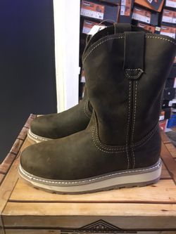 Bonanza// work boots// hablo español//size (6M)11)