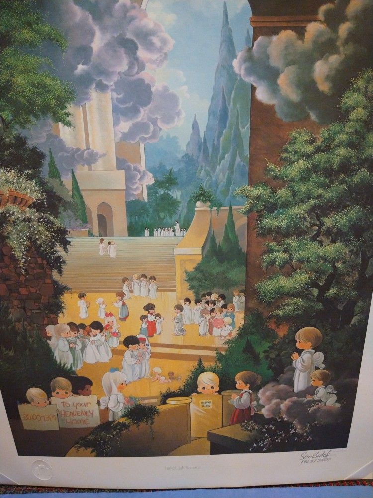 Sam Butcher Print Hallelujah Square Volume lll Chapel Masterpiece Series