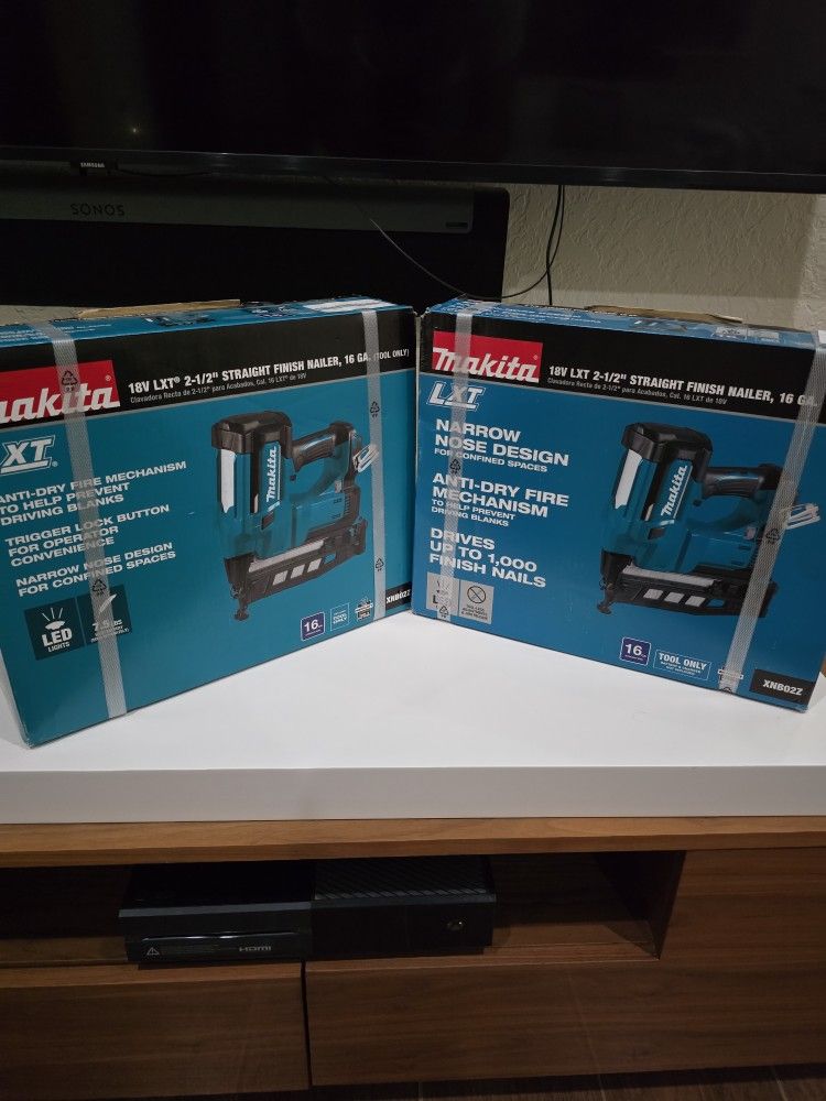 BRAND NEW SEALED MAKITA 18V STRAIGHT FINSH NAILER