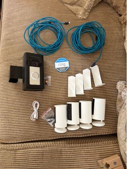 Ring camera bundle white