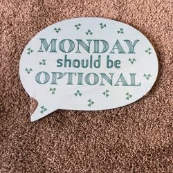 Monday Wall Art