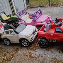 12 Volt 6 Volt Battery Operated Vehicles All Need Batteries 30 Bucks Each