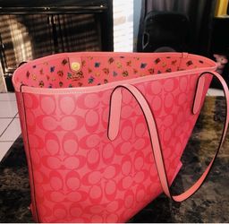 Coach pink lemonade purse outlet