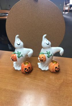 Halloween Ghost candle stick holder