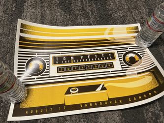 Tom petty last tour poster Vancouver