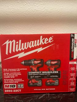 M18 compact Brushless 2-tool combo kit
