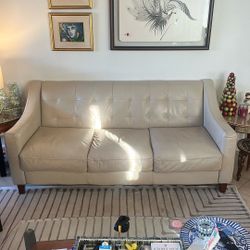 Leather Couch 3-seats