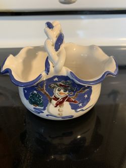 Cagle Road Pottery- Seagrove NC- basket 2000