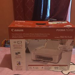 Canon PIXMA 3722 Color Inkjet All-in-One Printer | Print Copy Scan | Wireless | Mobile Printing | Print Up to 7.7 ipm | Up to 60 Sheets Capacity | 1.5
