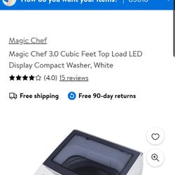 Lavadora Magic Chef 