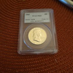 1960 PCGS PR66 Franklin Half Dollar