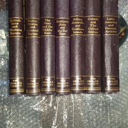 7 Volumes Complete Set( Lands And Peoples) The  Grolier Society