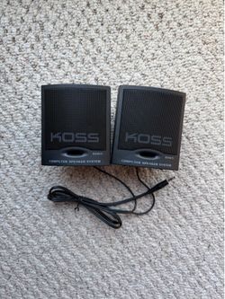 KOSS computer speakers (no external power needed)